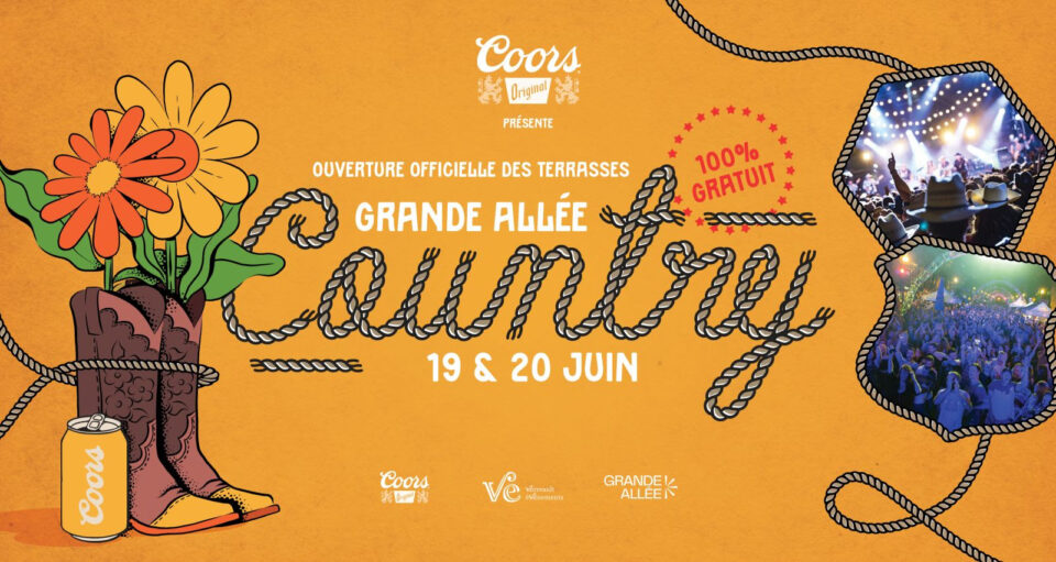 LA GRANDE ALLÉE PASSE EN MODE COUNTRY LES 19 ET 20 JUIN!